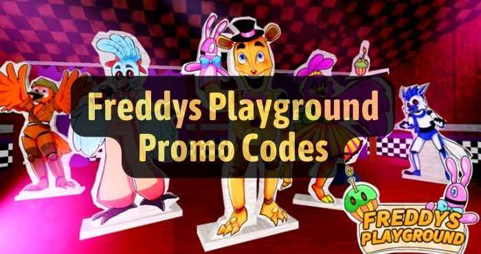 Roblox Freddys Playground codes