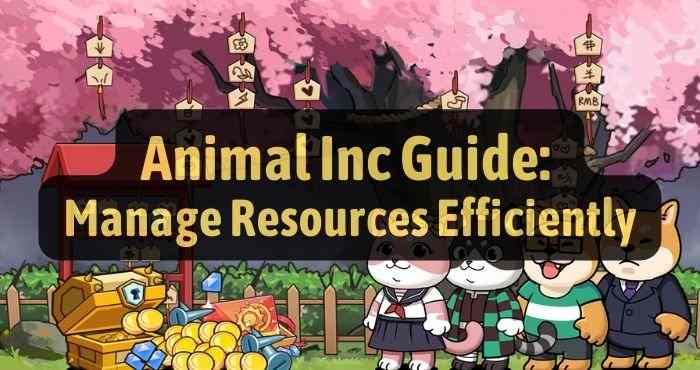 manage resources in Animal Inc