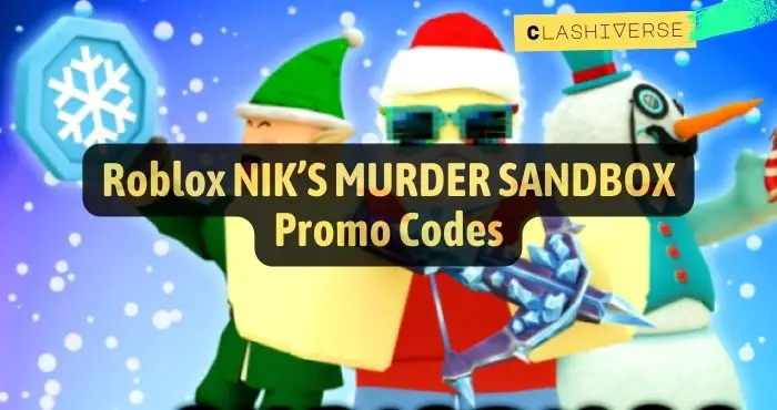 Roblox NIK’S MURDER SANDBOX Codes