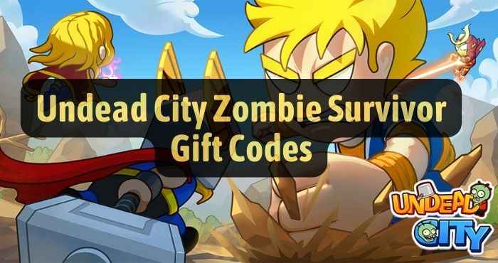 Undead City Zombie Survivor Codes