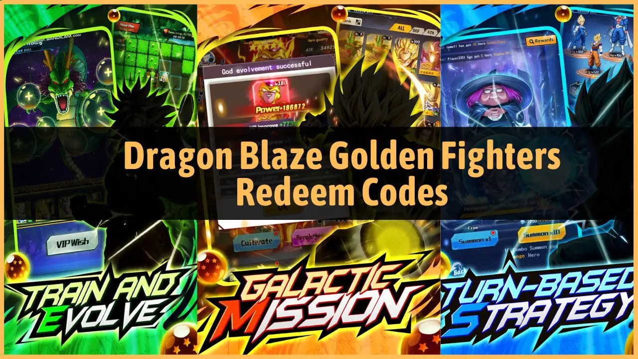 Dragon Blaze Golden Fighters Redeem Codes