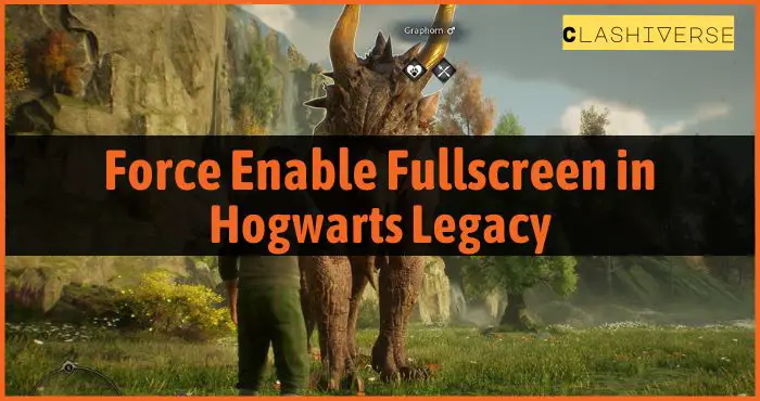 Force Fullscreen Mode in Hogwarts Legacy