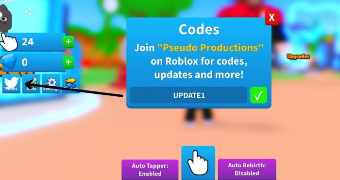 Codes, Tapping Simulator Roblox Wiki