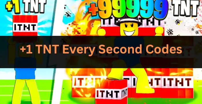 +1 TNT Every Second Codes