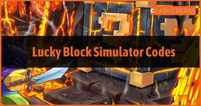 LUCKY BLOCK SIMULATOR CODES [Roblox] 