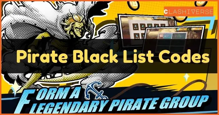 Pirate Black List codes