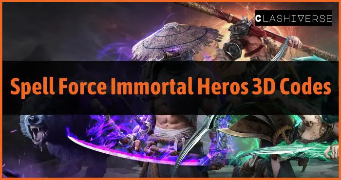 Spell Force Immortal Heros Gift Codes