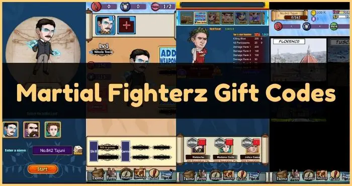 Martial Fighterz Gift Codes