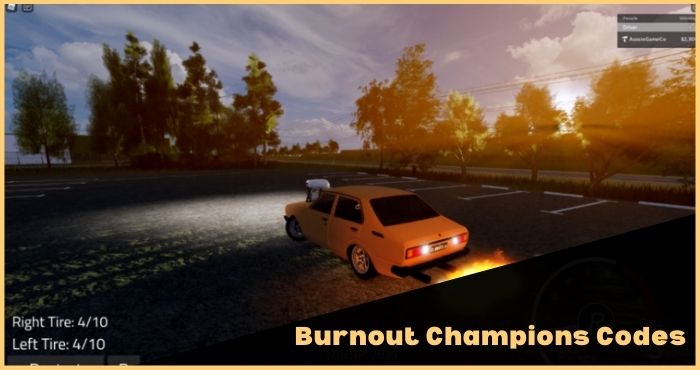 Burnout Champions Codes