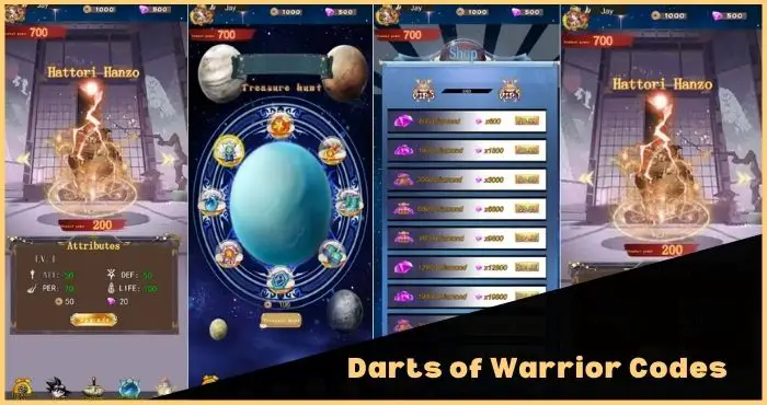 Darts of Warrior Codes