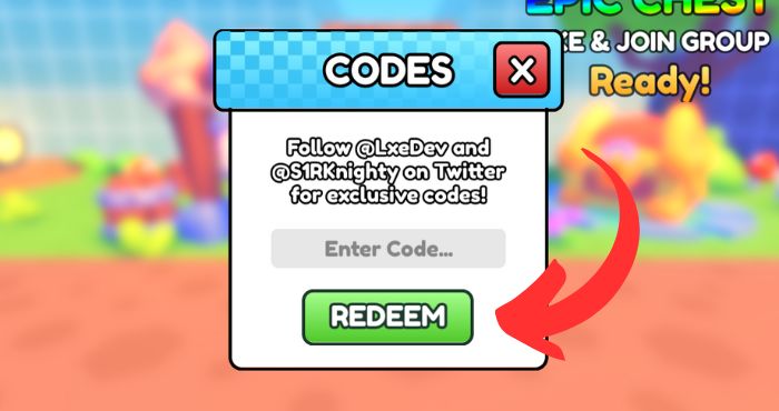 Mine Wall Simulator code redemption section