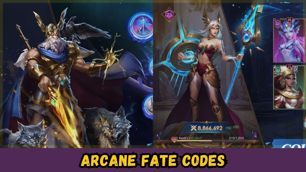 Arcane Fate codes