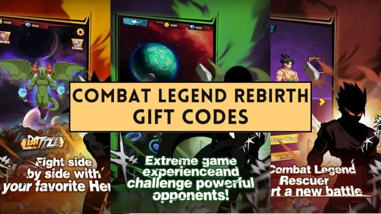 Combat Legend Rebirth codes
