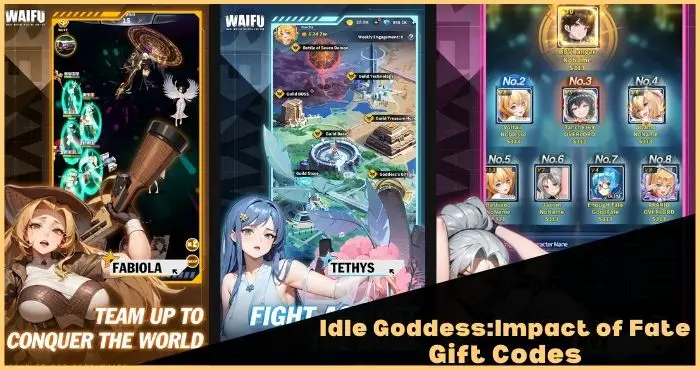 Idle Goddess Impact of Fate codes