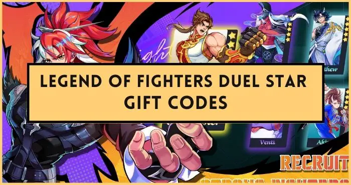Legend of Fighters Duel Star codes
