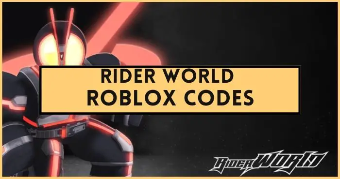 Rider World codes