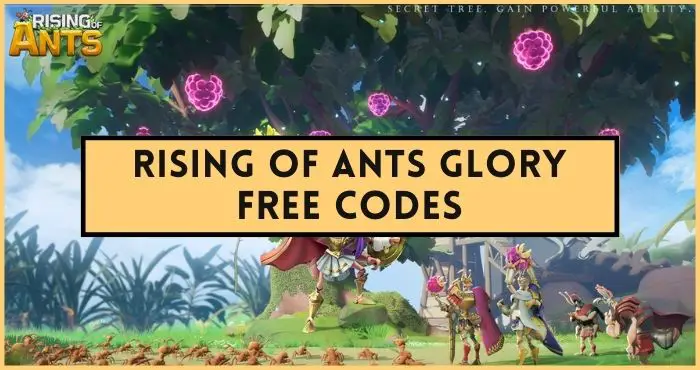Featured image for Rising of Ants Glory codes article