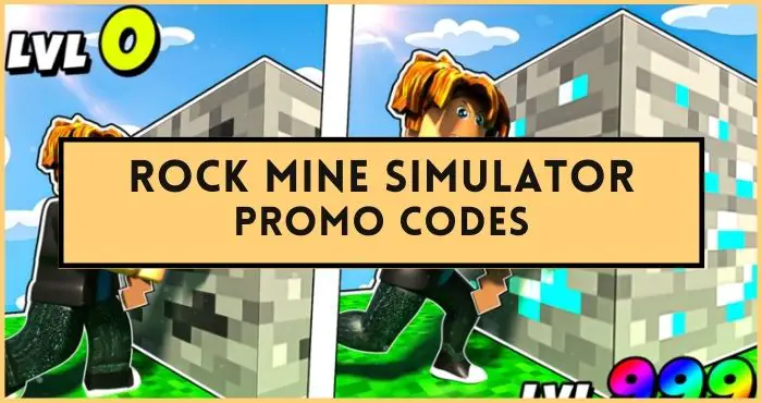 Rock Mine Simulator codes