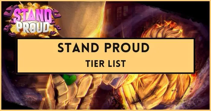 Stand Proud Codes - Roblox December 2023 