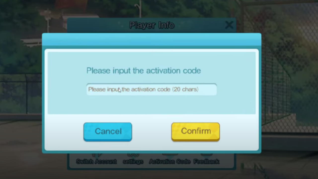 Magic Monster Land code redemption menu