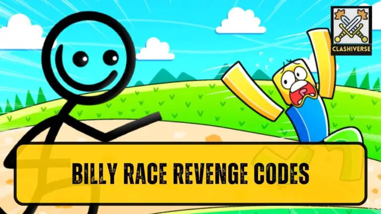 Billy Race Revenge Codes wiki