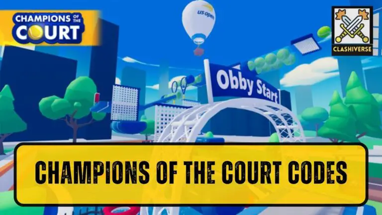 Champions of the Court codes wiki