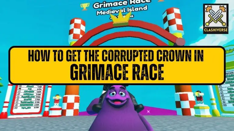 Corrupted Crown in Roblox Grimace Race
