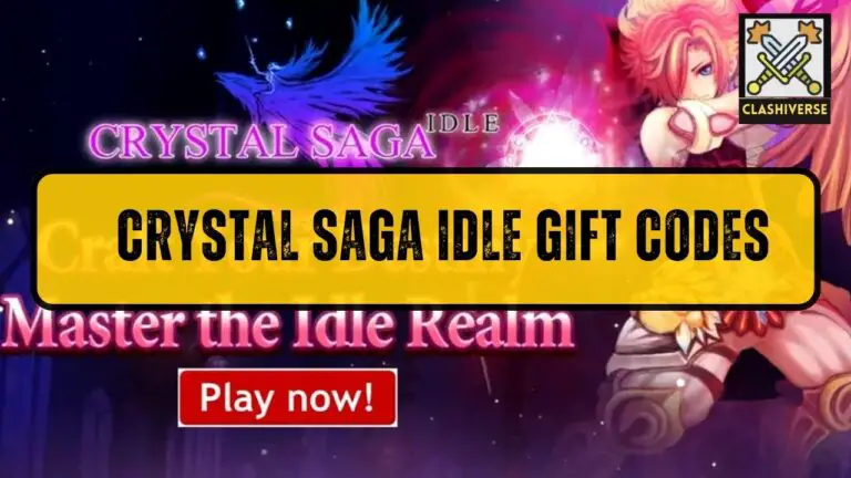 Crystal Saga Idle gift codes wiki