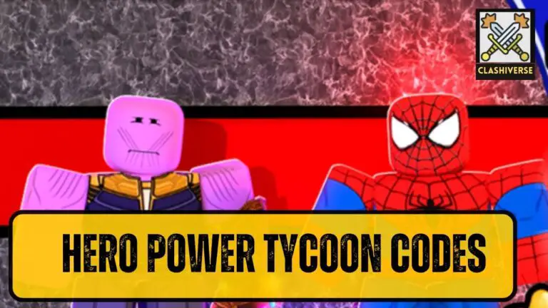 Hero Power Tycoon codes