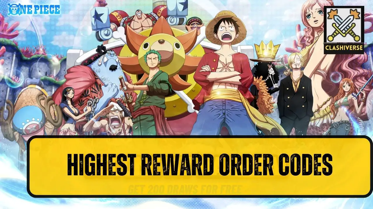 Highest Reward Order Codes