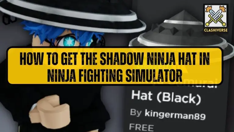 How To Get the Shadow Ninja Hat in Ninja Fighting Simulator