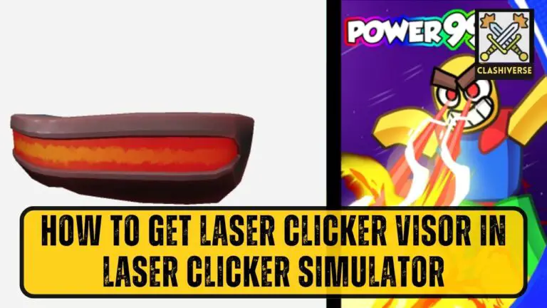 How to get Laser Clicker Visor in Laser Clicker Simulator?