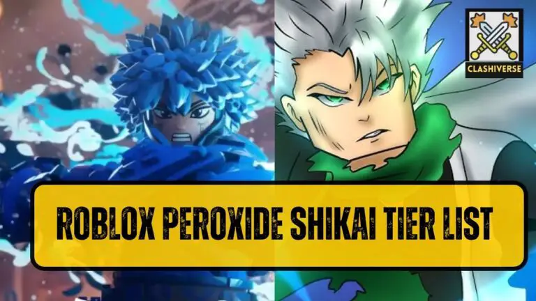 Roblox Peroxide Shikai Tier List