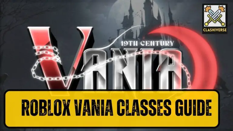 roblox Vania classes guide
