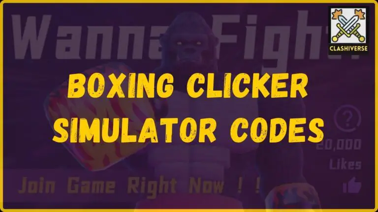 Boxing Clicker Simulator codes wiki