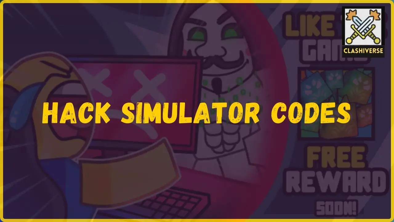 Hack Simulator Codes Roblox Free UGC November 2023 