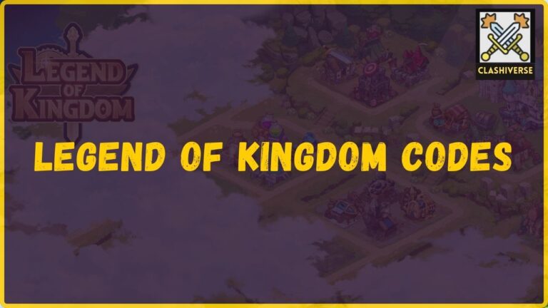 Legend of Kingdom Codes guide