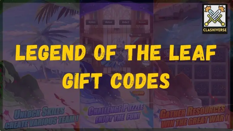 Legend of the Leaf Codes guide