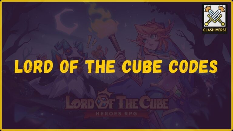 Lord of the Cube codes