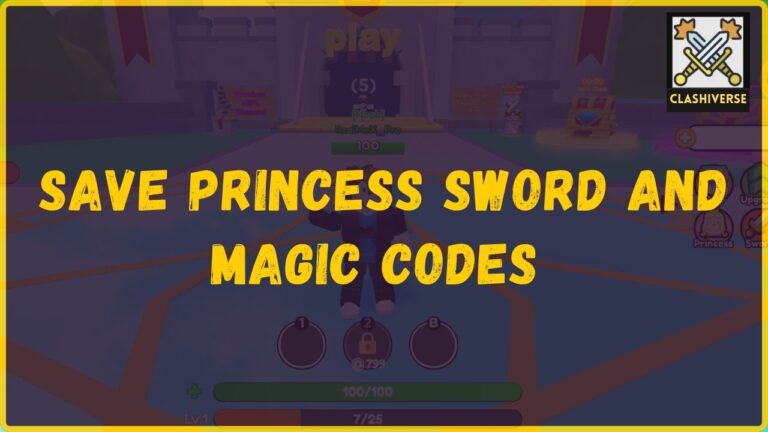 Save Princess Sword and Magic codes wiki
