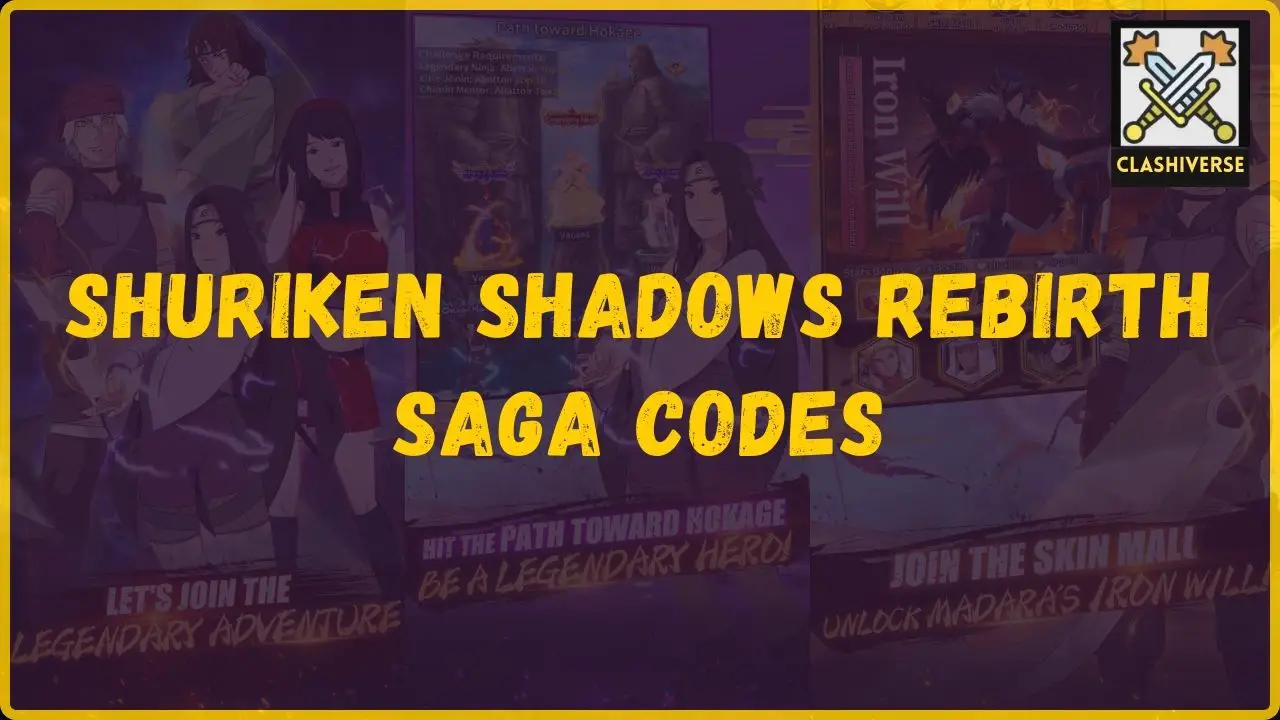 Shuriken Shadows Rebirth Saga Codes guide