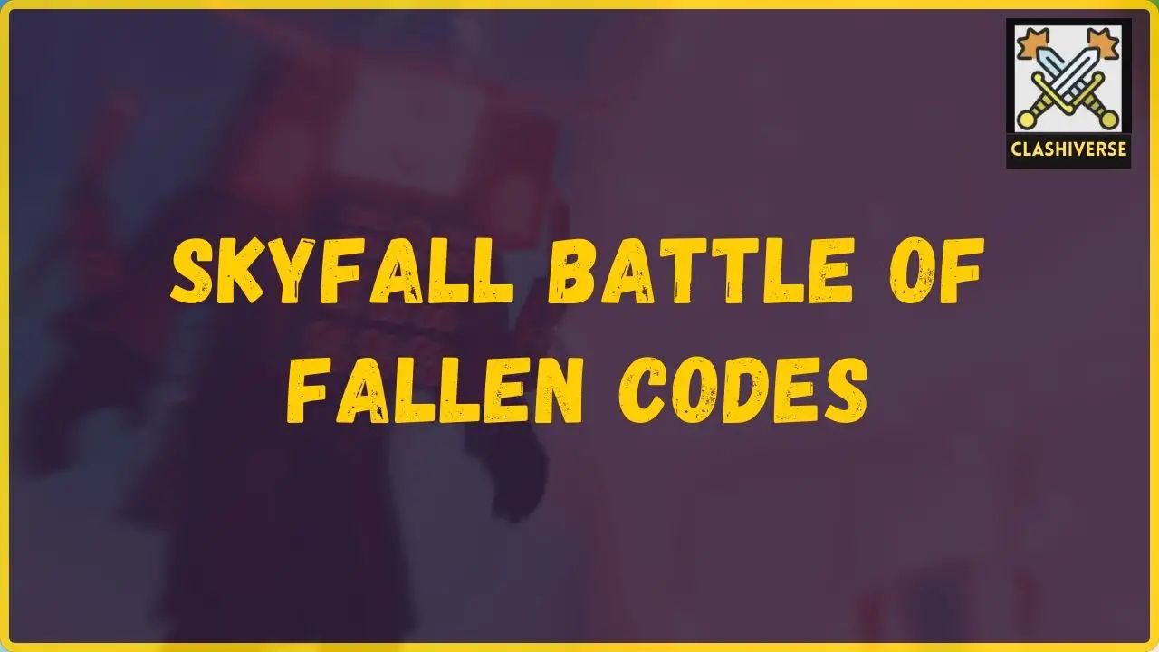 SkyFall Battle of Fallen codes wiki
