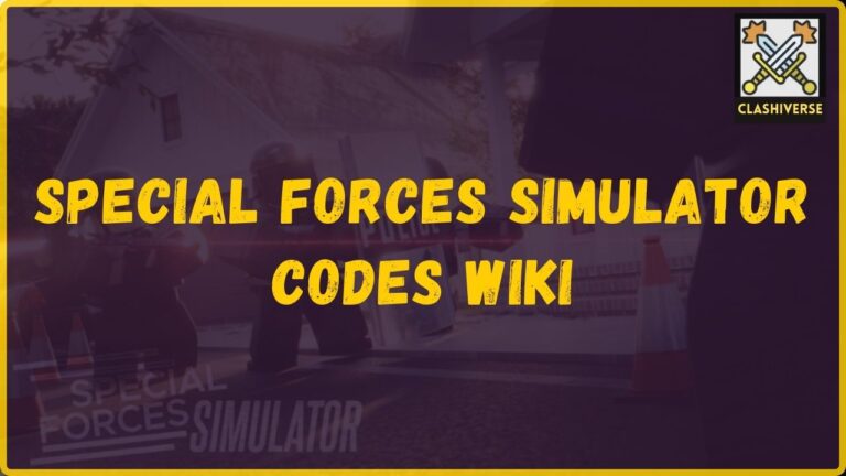 Special Forces Simulator codes wiki