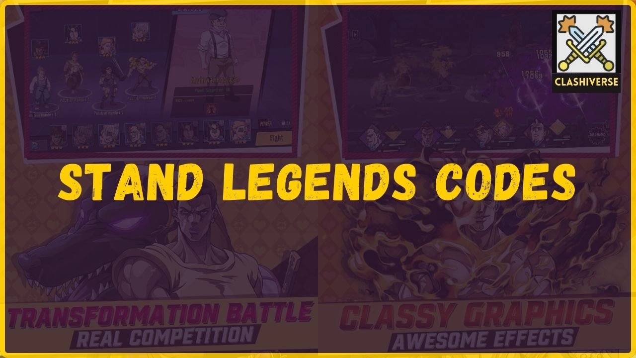 STAND LEGENDS ALL GIFTCODE & GAMEPLAY - JoJo's Bizarre - android/ios 