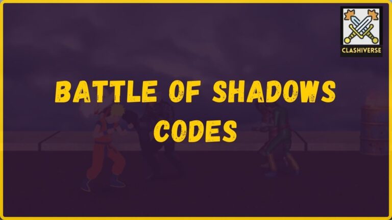 Battle Of Shadows codes