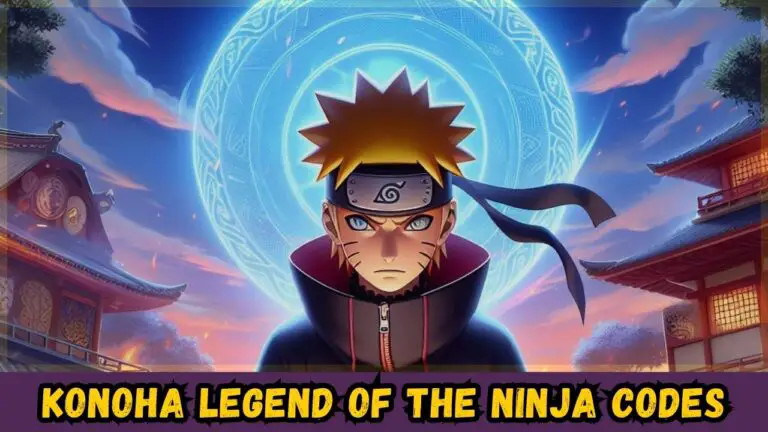 Konoha Legend of the Ninja Codes