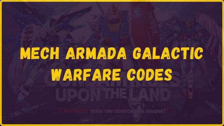 Mech Armada Galactic Warfare Codes