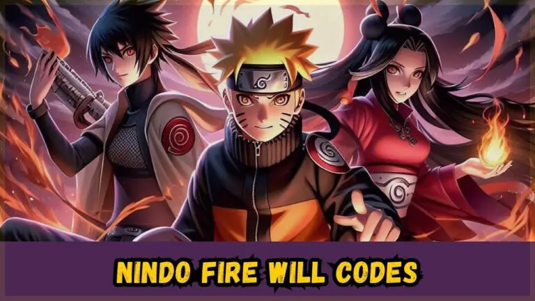 Nindo Fire Will Codes wiki
