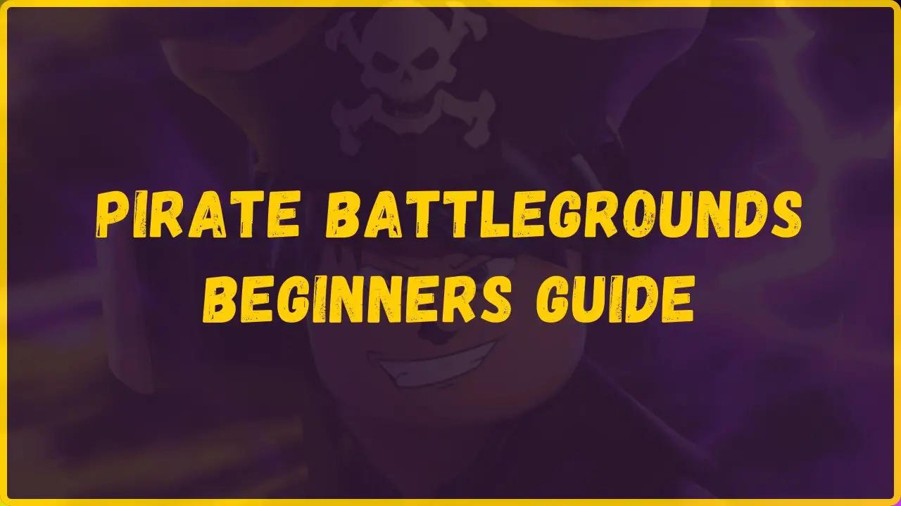 Roblox Pirate Battlegrounds Beginners Guide