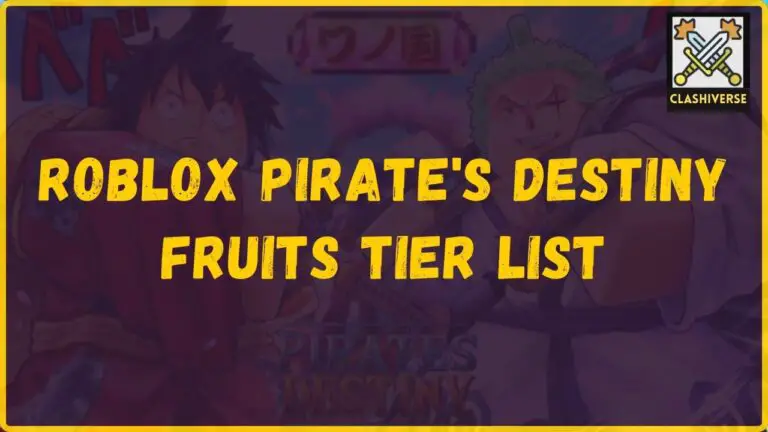 Roblox Pirate's Destiny fruits tier list Wiki